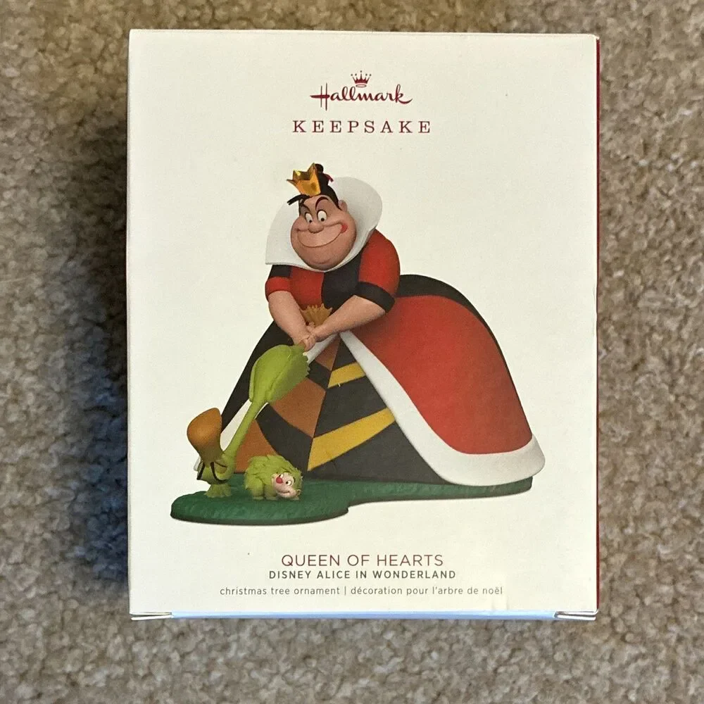 Hallmark Keepsake Disney Alice Wonderland Queen of Hearts Ornament limited 2018